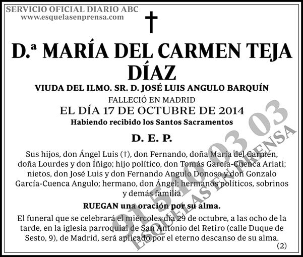 María del Carmen Teja Díaz